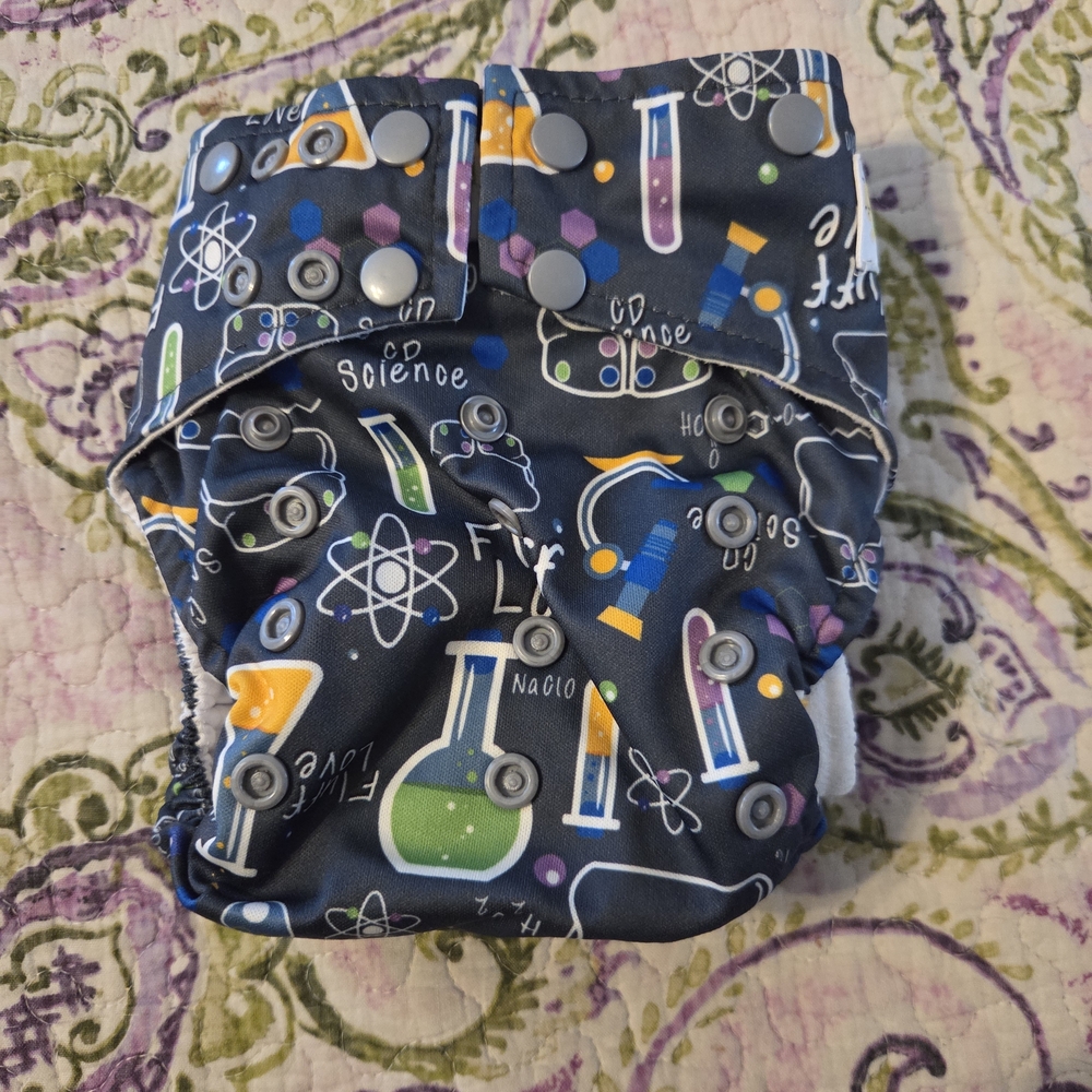 Cloth Science Print Kids Diaper Cover